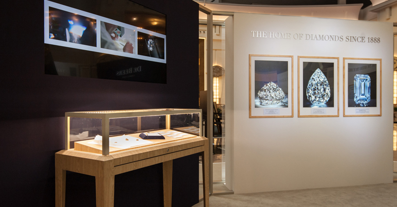 珠寶品牌De Beers全球巡迴特展「The Home of Diamonds Since 1888」,台灣首站。