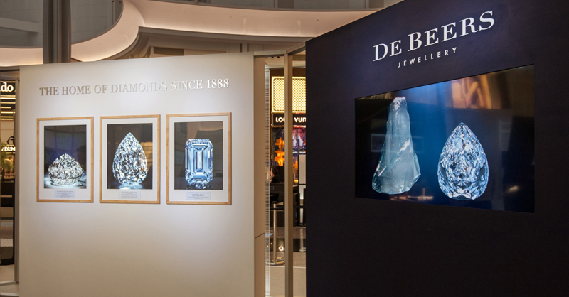 珠寶品牌De Beers全球巡迴特展「The Home of Diamonds Since 1888」,台灣首站。