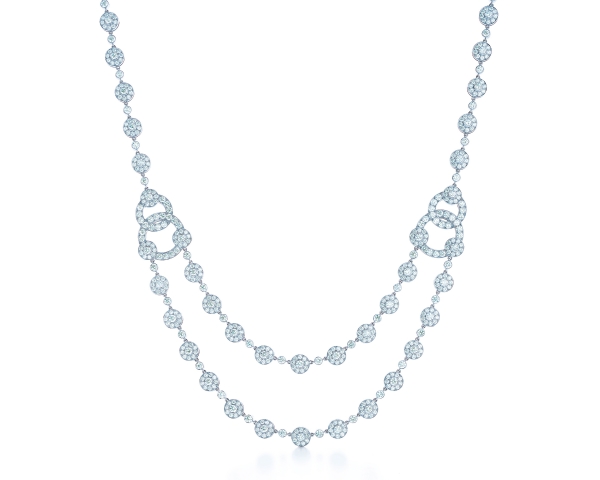 Tiffany Circlet鉑金鑽石項鍊,參考價NT$5,200,000。