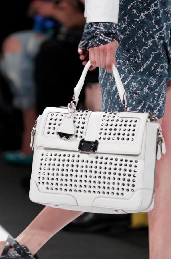 Rebecca Minkoff Elle Mini Studded Satchel Bag,NTD.12,553