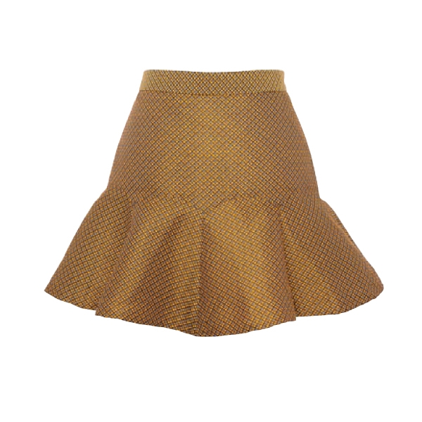 Club Monaco 金色小傘裙,5,900元。