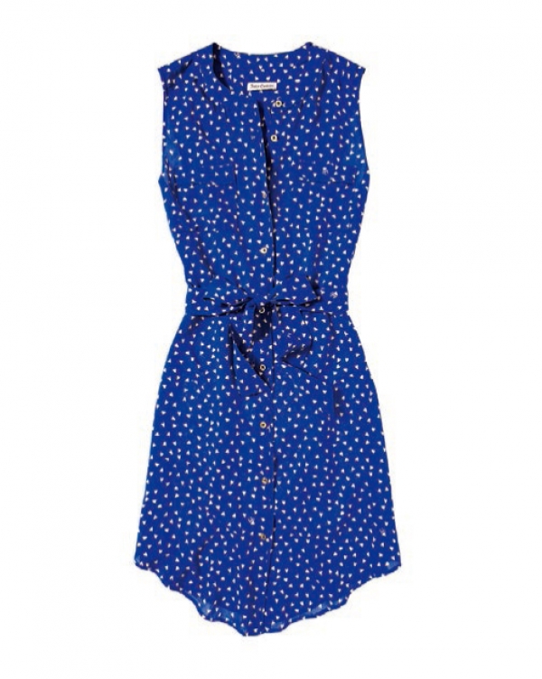 Juicy Couture 愛心雪紡連身洋裝,8,700元。