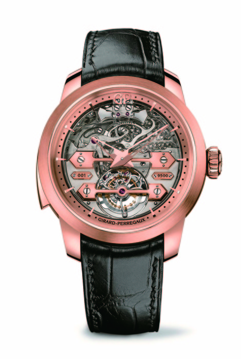 Girard-Perregaux 三金橋陀飛輪三問腕錶
