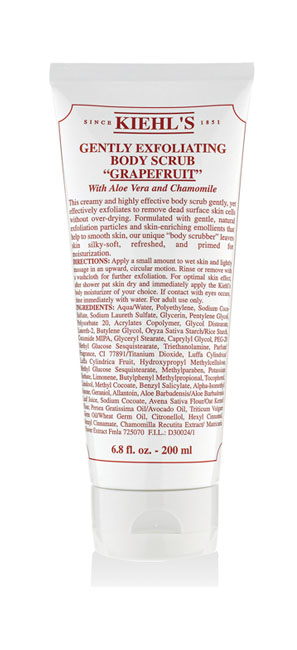 Kiehl’s 葡萄柚身體去角質乳霜,200ml,1,080元