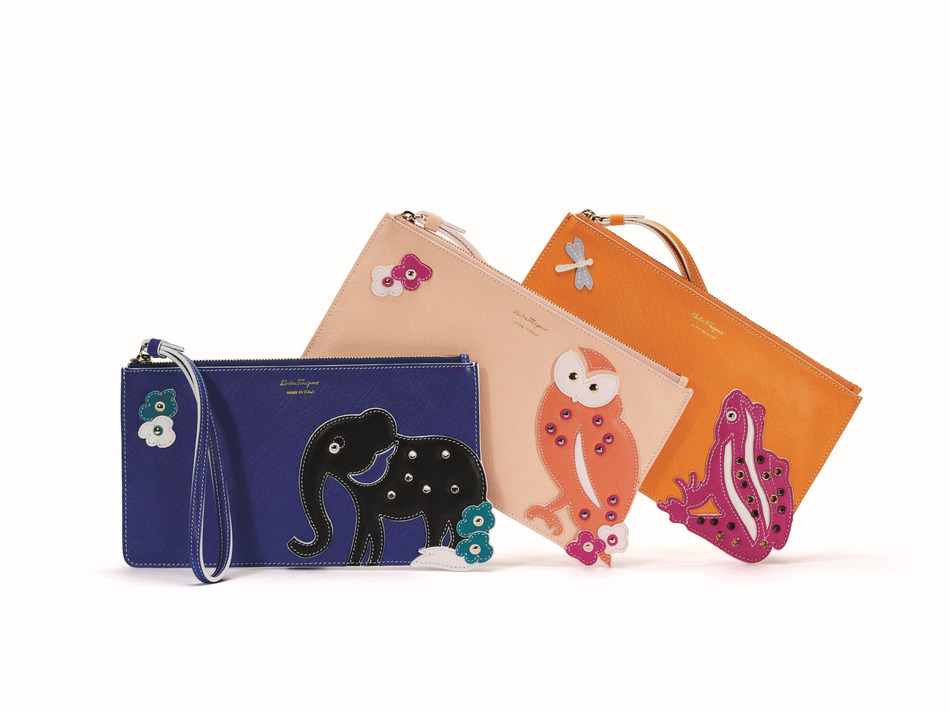 Ferragamo 聖誕節限定 動物零錢包,NTD14,900。