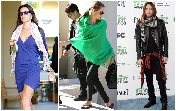 亞歷珊卓安布羅休Alessandra Ambrosio、安潔莉娜裘莉Angelina Jolie和加爾德勒托Jared Leto