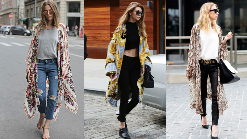 和服式罩衫解决搭配烦恼